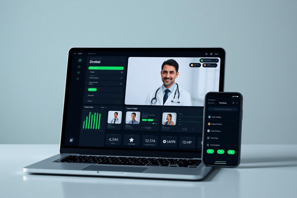 منصة رعاية صحية عن بعد متوافقة مع HIPAA